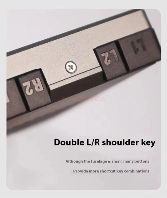 Gkd Pixel 2 Handheld Game Console Portable Retro Nostalgia Game Console Arcade Game Full Metal Body Cnc Gamer Customized Gift SS69