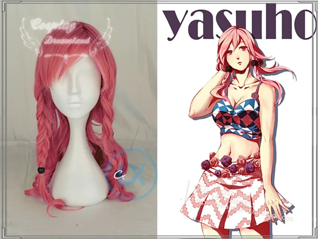 Hirose Yasuho Cosplay Costume Anime  Blue Flower Dress Uniform Women Girls Halloween Gifts Cos