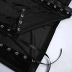 Punk Grunge High Split Hem Straps Dess 90s Streetwear Gown Women Sexy Corn Bandage Velvet Dresses Mall Gothic Clothing