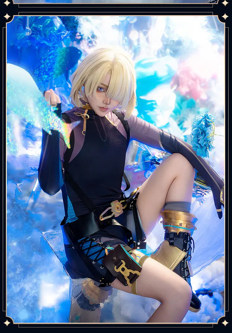 Genshin Impact Freminet Cosplay Costume Uniform Anime Chinese Style Halloween Costumes Role Play for Women Game SS69