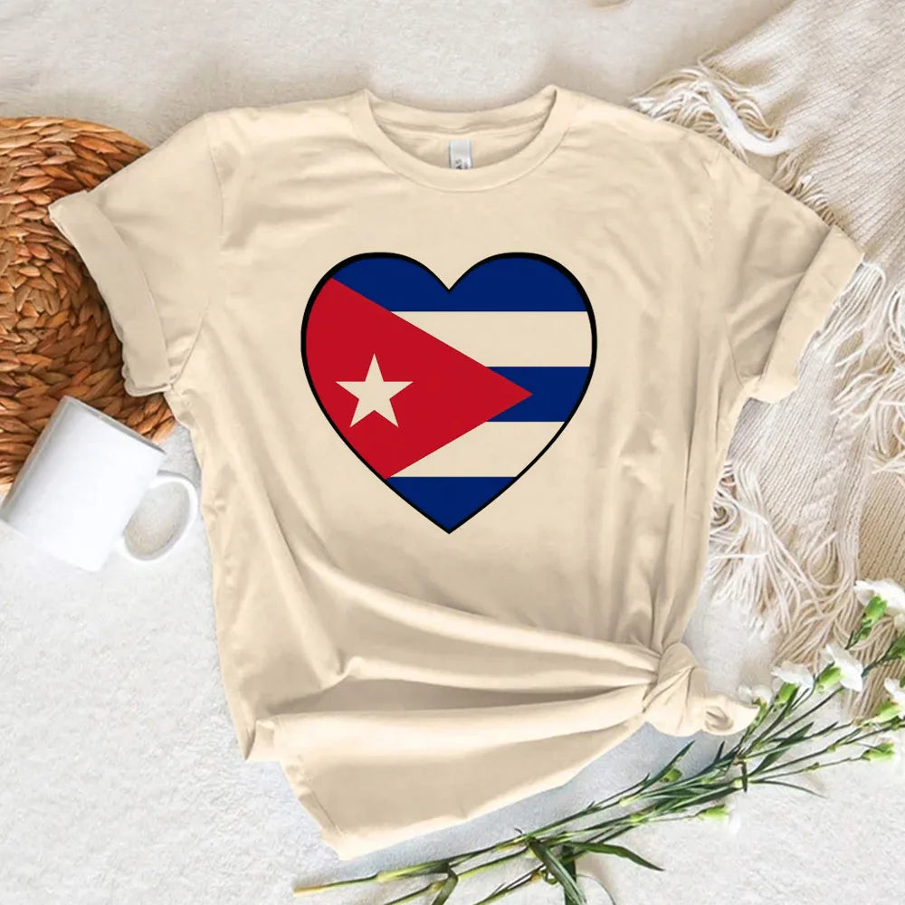 Cuba Tee women athleisure t-shirts girl Japanese streetwear harajuku clothing SS69 12.69 60919 / XXL