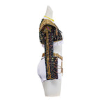 Black Golden Costume Set Cute Dress Up Outfit Halloween Party Cosplay Roleplay Uniform Performance Birthday Fancy Dress