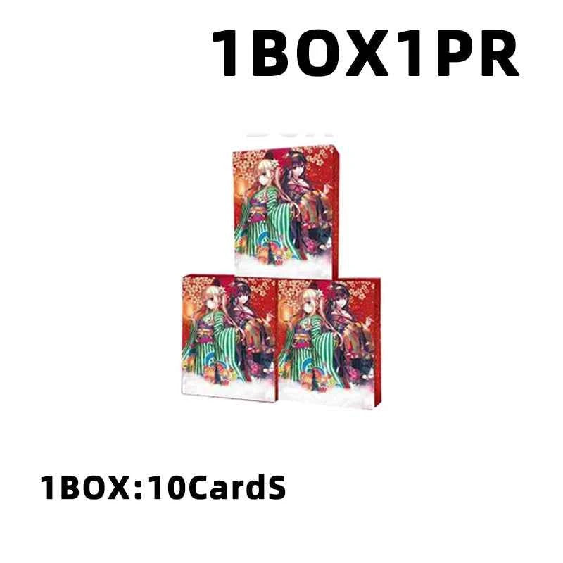 Goddess Story Collection Cards Board Playing Games Carts Paper Kids Toys Anime Gift Table Christmas Brinquedo