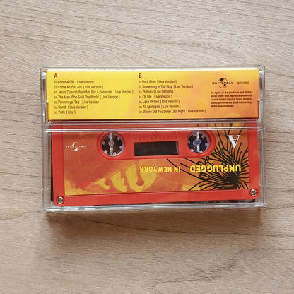 Nirvana MTV Unplugged and Incesticide Cassette Tape Set - Retro Music Prop