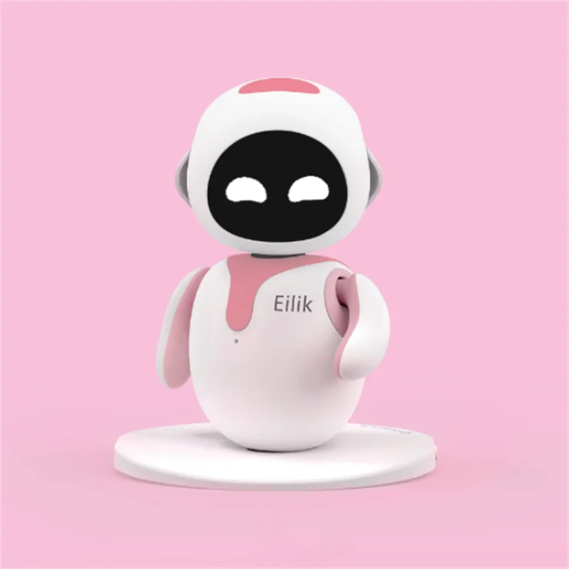 Duo Pack Eilik Smart Robot AI Artificial Intelligence Robots Accompany Lovely Children and Adults Desktop ai Pets 2pcs/set SS69 223.69 1 pink