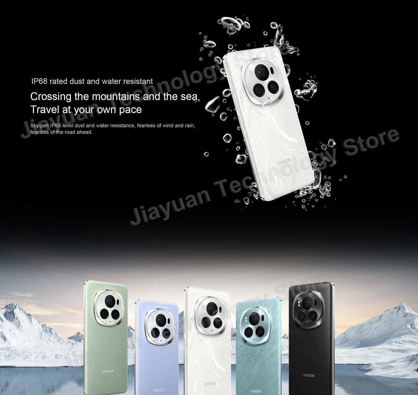 Original HONOR Magic 6 Pro 5G Mobile Phone 6.8" 120Hz Screen Snapdragon 8 Gen 3 Camera 180MP Battery 5600mAh GMS Smartphone SS69