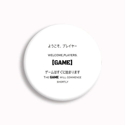 Hot Japan TV Alice in Borderland Soft Button Pin Chishiya Kuina Creative Game Over Brooch Badge Bag Decor Jewelry Fans Collect SS69 6.69 11 / Keychain-58mm