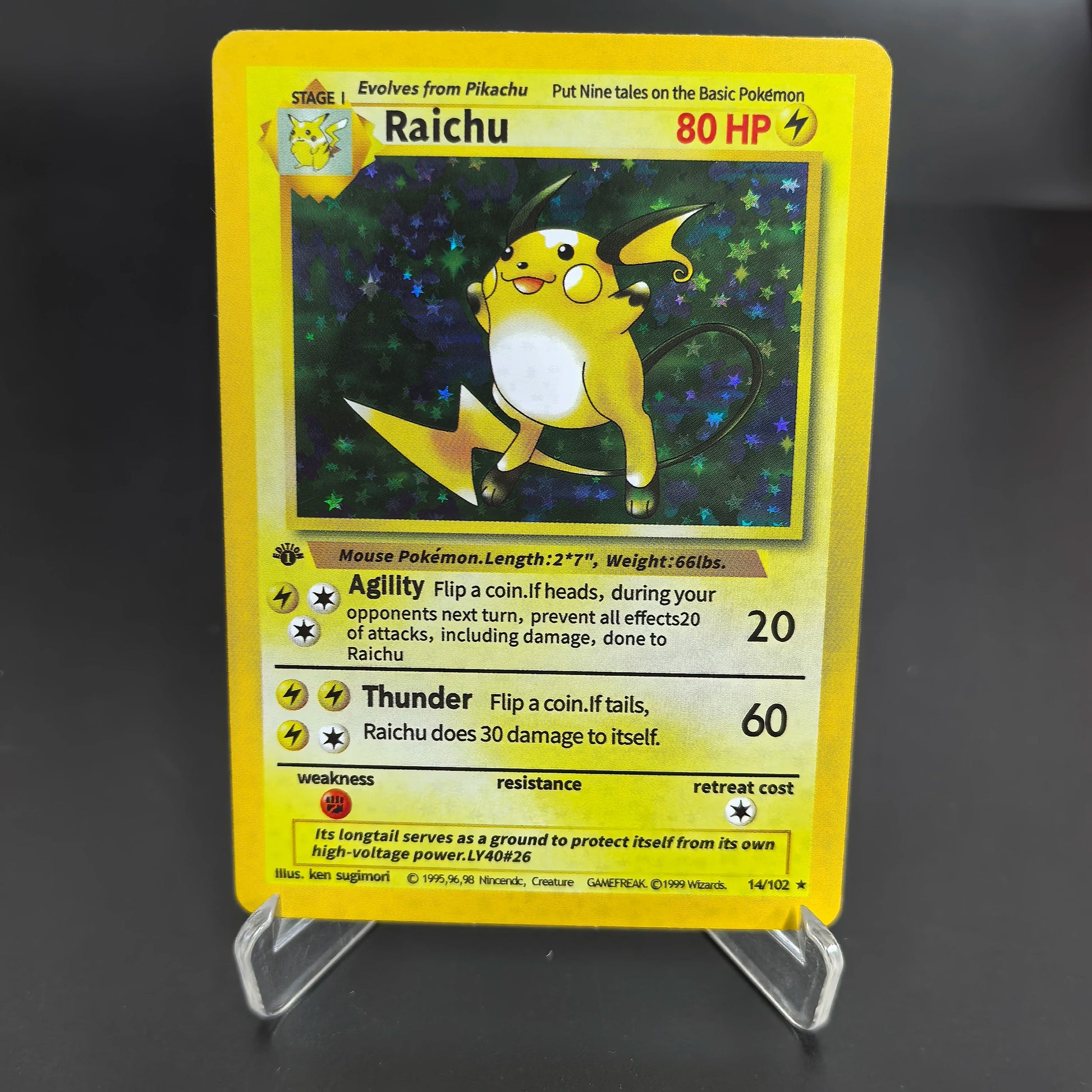 1996 First Generation Pokemon Trading Cards Rare Edition with Charizard  Mewtwo Venusaur Blastoise Classic Game Anime Gift Toys SS69 9.69 ZZXXK-1Pcs-5