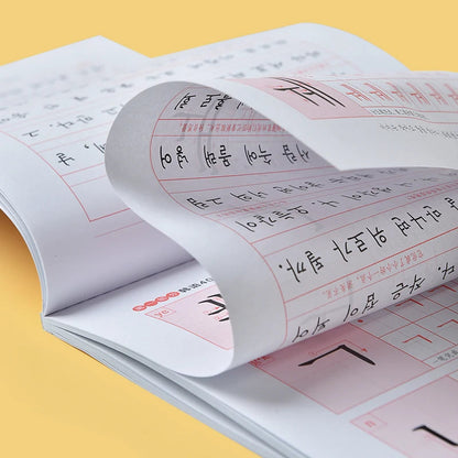 Children Learning Korean/chinese Books Reusable Calligraphy Copybook Alphabet/word Kids Handwriting Practice Writing Art Libros SS69 22.69 Default Title