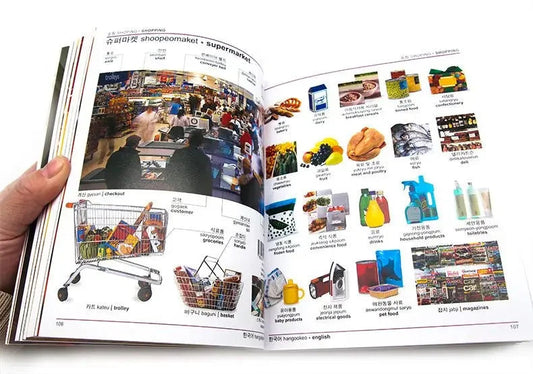 DK Korean English Bilingual Visual Dictionary Bilingual Contrastive Graphical Dictionary Book DIFUYA SS69