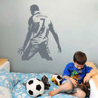Football Cristiano Ronaldo Vinyl Wall Sticker Soccer Athlete Ronaldo Wall Decals Art Mural For Kis Room Living Room Decor Z0683