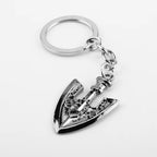 Metal Arrow Figure JoJo Bizarre Adventure Figurine Keychain Kujo Jotaro Pendant Chain Charms Key Ring Anime Jewelry Accessories