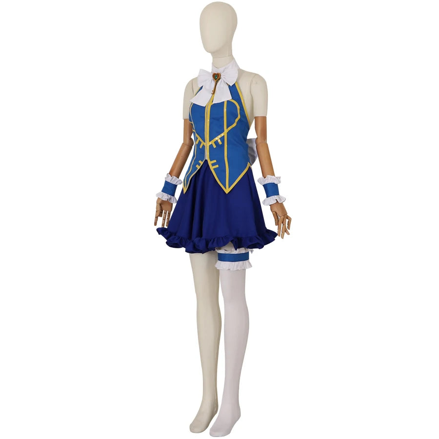 HOLRAN Lucy Heartfilia Cosplay Lolita Dress Set for Women