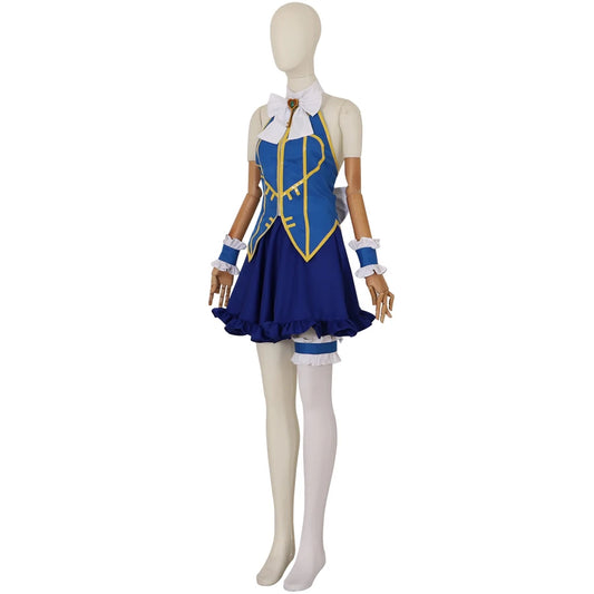 HOLRAN Lucy Heartfilia Cosplay Costume Anime Lolita Dress Set for Women