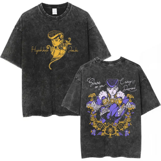 SS69 Men's Jojo Bizarre Adventure Killer Queen Graphic T-Shirt Cotton Tee