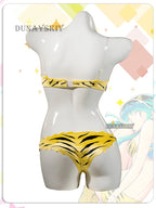 Urusei Yatsura Lum Anime Cosplay Bikini Set - Polyester Swimwear