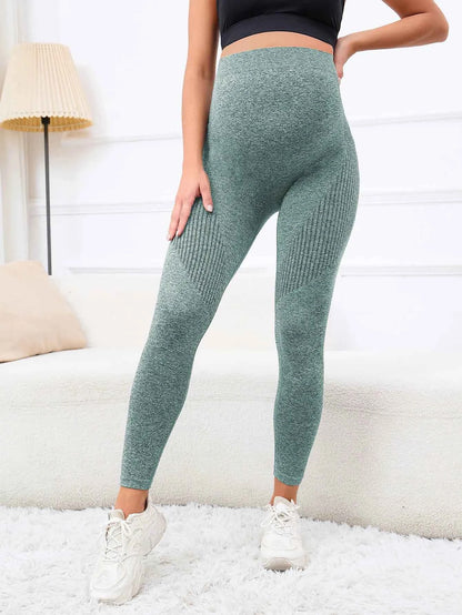 Pregnant Women's Thin Bottoming Pants Spring And Summer New Maternity High Elastic Belly Support Pants