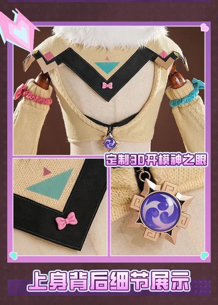 FilmStyle Genshin Impact Varesa Cosplay Costume Uniform Halloween Carnival Party Christmas Play Role Clothes Clothing for Women