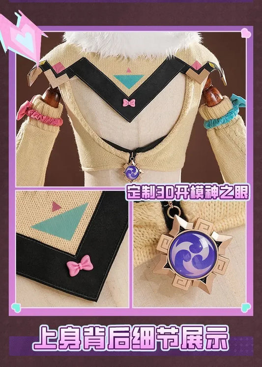 FilmStyle Genshin Impact Varesa Cosplay Costume Uniform Halloween Carnival Party Christmas Play Role Clothes Clothing for Women