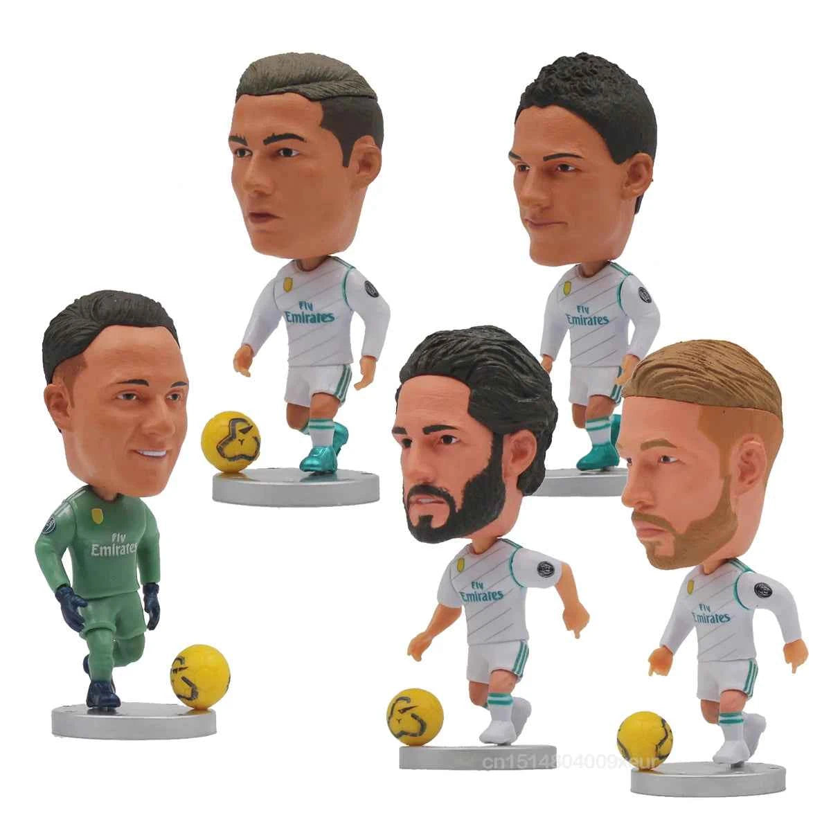 6.5cm HAALAND MODRIC RONALDO YAMAL 2.5in Team Activity Doll Toy Figurine