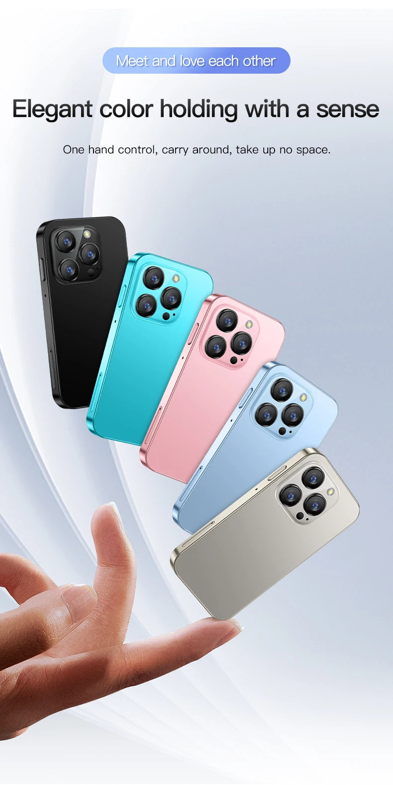 SERVO 16SE Mini Smartphone 16GB ROM Android 9.0 Wifi Dual SIM Standby Play Store 3G WCDMA 3.0"Little Smart Cellphone New Version SS69