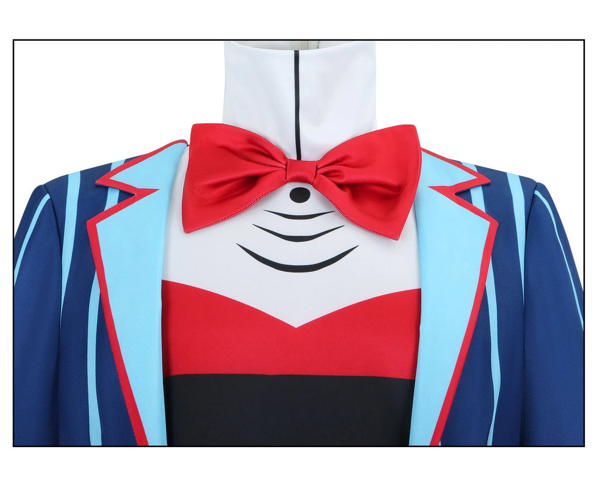Vox Cosplay Costume Set - Hazbin Hotel Anime Uniform Coat & Pants