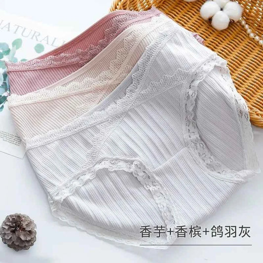 3PCS/Lot cotton Pregnancy Maternity Women Underwear Panties pregnant women clothes U-shaped low-Waist Briefs M L XL XXL K11