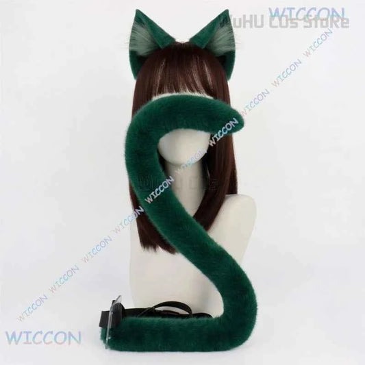 Maomao Necklace Hairpins Cosplay Accessories Anime The Apothecary Diaries Cosplay Ear Clips Props Headwear Halloween Girls Women