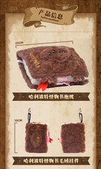 Hugkis Harry Potter Plush Toy Magic School Around The Monster Book Pendant Monster Book Pillow Fans Holiday Gifts