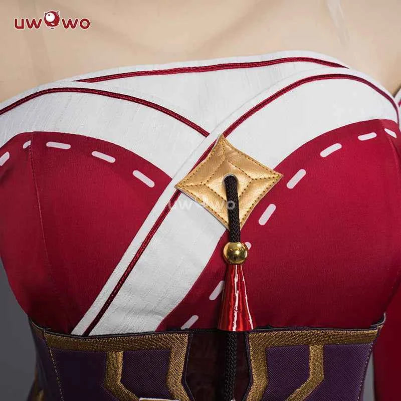 IN STOCK UWOWO Ahri Cosplay Game Ahri Champion Nine Tails Wildd Riftt Game Cosplay Costume Ahri Halloween Cosplay