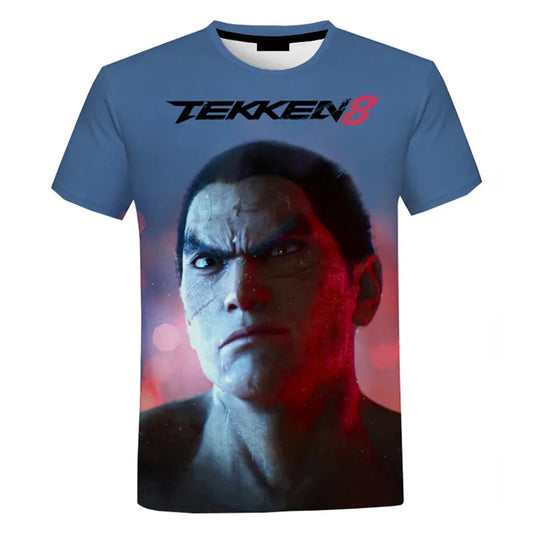 Fighting New Game Tekken 8 3D Printed T Shirt For Men Clothes Harajuku Streetwear T-Shirt For men Crewneck Short Sleeve Tops SS69 12.69 EXZHF20242715R / XL
