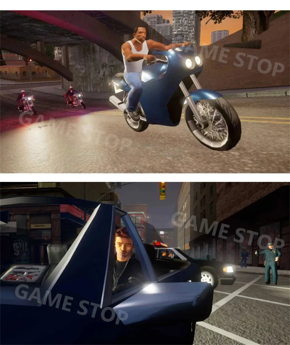 Grand Theft Auto GTA Nintendo Switch Game Deals The Trilogy Definitive Edition Original Physical Game Card for Switch OLED Lite SS69