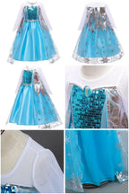 Girls Princess Cosplay Costume Dress - Flower Print