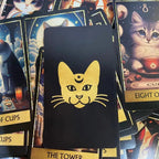 Cat tarot cards A 78-Card Deck Tarot Oracle Cards For Beginners Learning Fortune Telling Game Divination Tools For All Skill SS69
