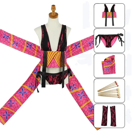 SS69 Daki Cosplay Costume Demon Slayer Anime Outfit for Women