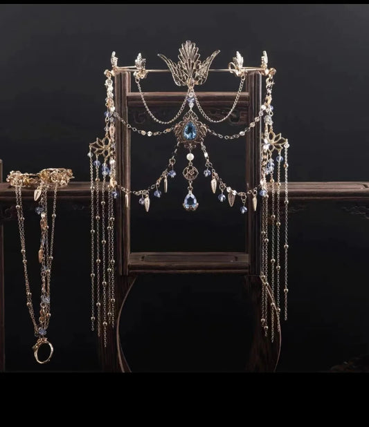 2025 chinese characteristic dunhuang feitian hanfu exotic princess folk dance suit travel photography hanfu clothes+accessories SS69