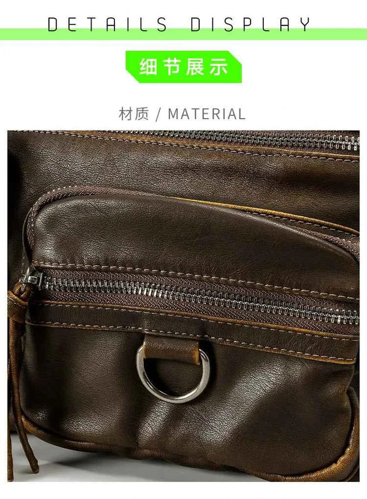 Vintage Multiple Pockets Women Shoulder Bags Luxury Washed Pu Leather Crossbody Bag Retro Motorcycle Bag Y2K Sac for Girls 2024