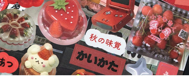 45pcs Japanese Retro Early Style Manga Cut Film Sticker Book Kawaii Girl Scrapbook Journal DIY Deco Cute Showa Phone Case Decals SS69