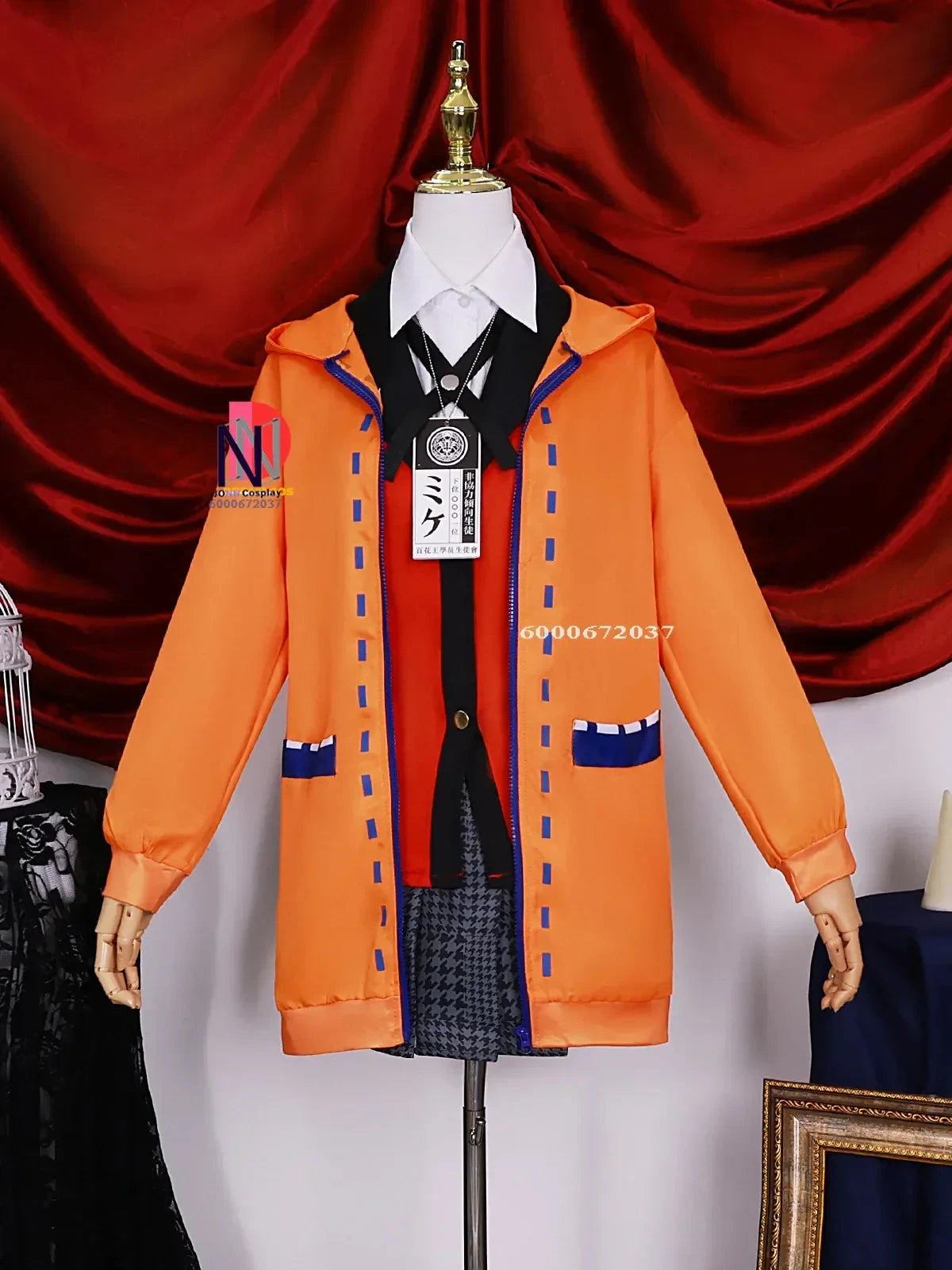 Anime Kakegurui Yomotsuki Runa Cosplay Costume JK School Girl Yumeko kishima Jacket Hoodie Coat Halloween Carnival Outfit SS69