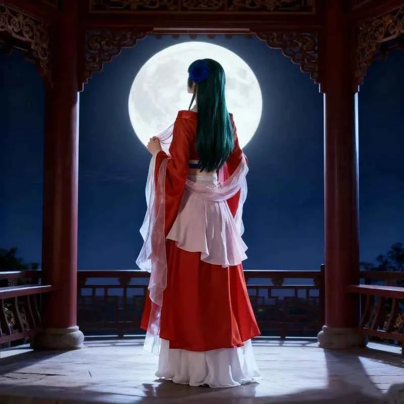 Anime The Apothecary Diaries Maomao Cosplay Costume Red Dance Dress Hanfu Moondance Suit Halloween Party For Women
