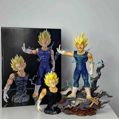 Dragon Ball Z Figure Majin Vegeta Anime Figurine 22cm PVC Action Figures Decoration Collection Model Toys Kids Christmas Gifts SS69
