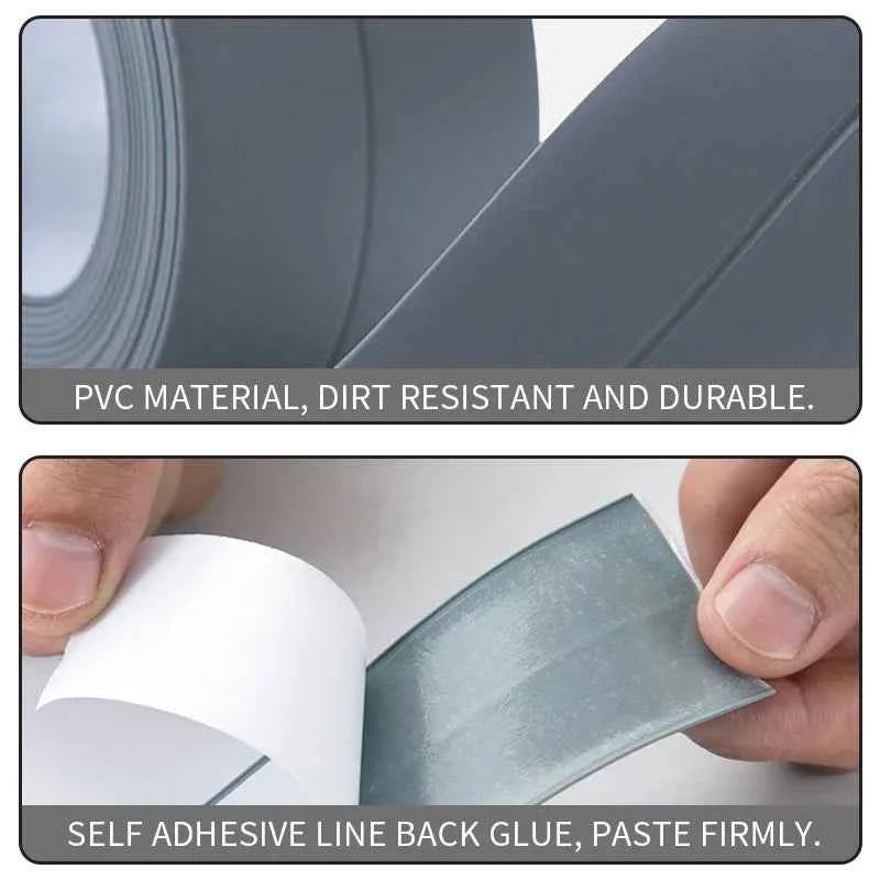 PVC Sealing Tape For Bathroom Bath Toilet Kitchen Caulk Strip Tape Self Adhesive Waterproof Wall Sticker Mold Proof Tapes