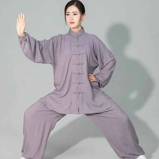 Chinese Tai Chi Uniform Cotton Wushu Kung Fu Clothing Kids Adults Martial Arts Wing Chun Suit Taichi Performance Tang Suit Taiji