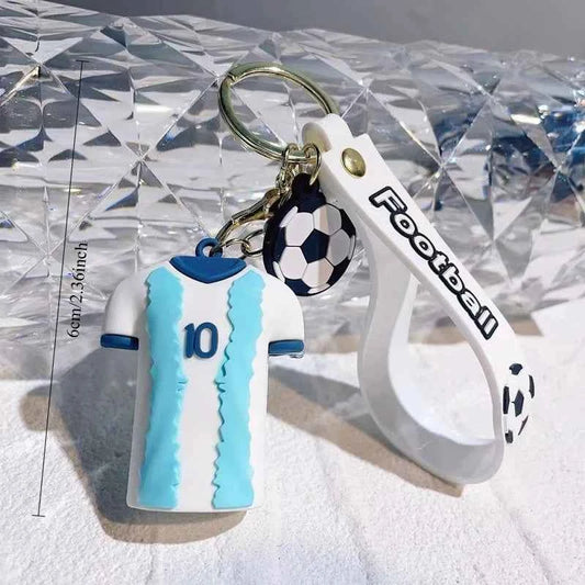 Cartoon Soccer Trophy Keychain Couple Bag Charms Bestselling Pendant Perfect Gift For Football Lovers