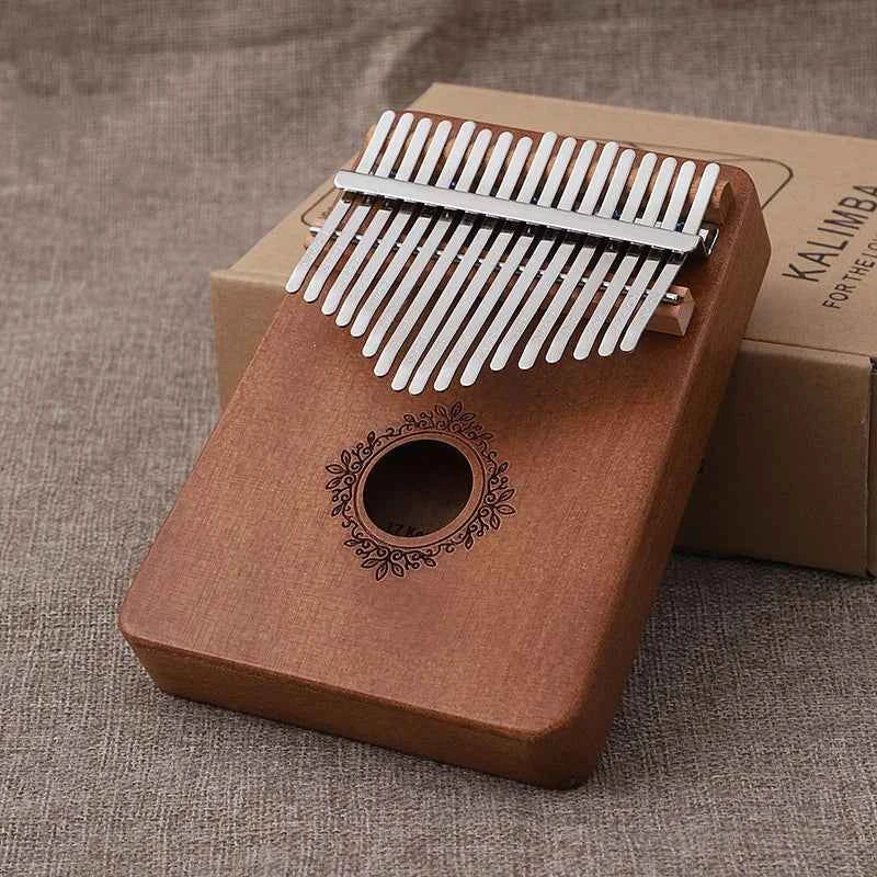 Kalimba music instrument Thumb Piano 17 Keys Mahogany Wood Finger Piano Combinations Gifts for Kids Portable Mbira Finger Piano