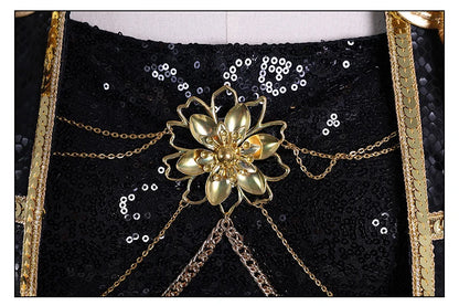 Black Golden Rumi Zoey Mira Cosplay Cosplay Costume Wig Women Suit Halloween Party Role Playing Outfit