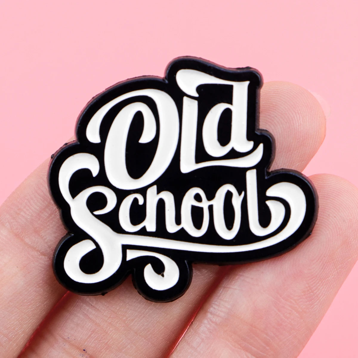 Vintage Cassette Tape Enamel Brooch Pin Retro 80s 90s