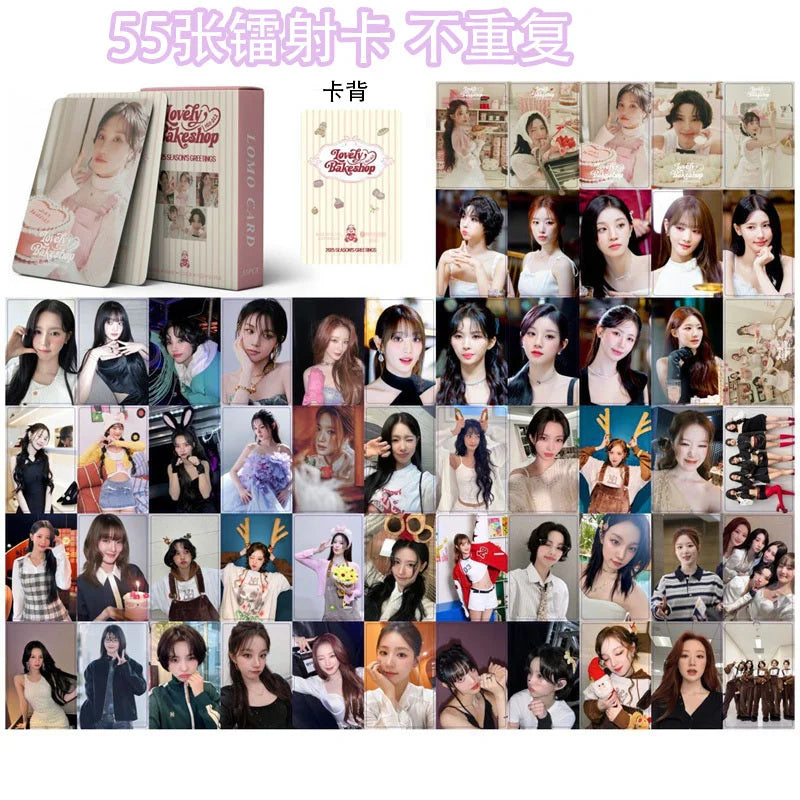 KPOP 55cards/set (G) I-DLE Album Card I FEEL Album GIDLE Ye Shuhua MINNIE Printed Photo Card LOMO Card Gift For Girls Collection SS69 7.69 WZ-5-GDLS14