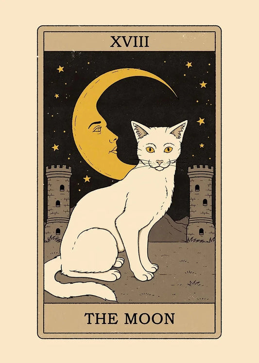 Vintage Cat Card Art Poster Canvas Printing Fashion House Home Furnishings Rural Villas Decoration Aesthetics Natural Canvas Art SS69 19.69 40X60cm Unframed / 23