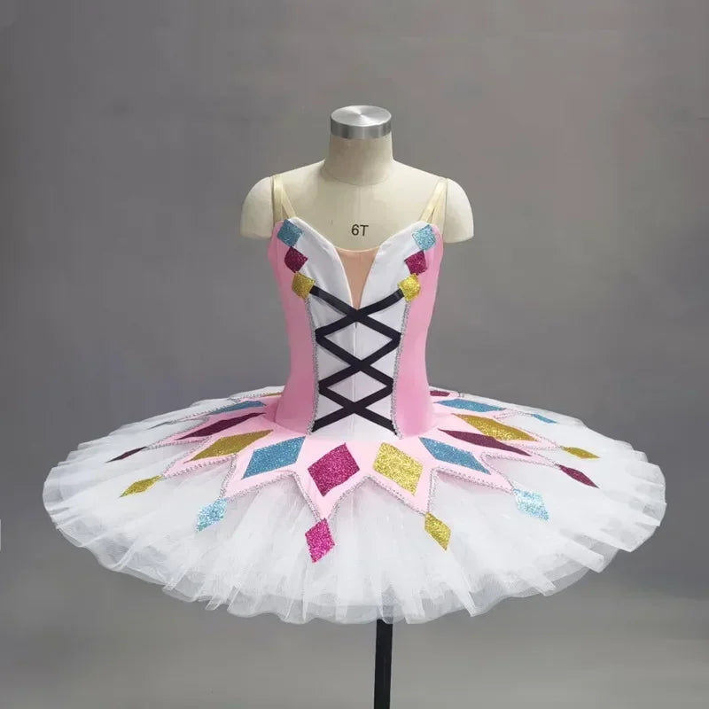 Harlequinade Pancake Tutu Ballet Dress for Girls & Women